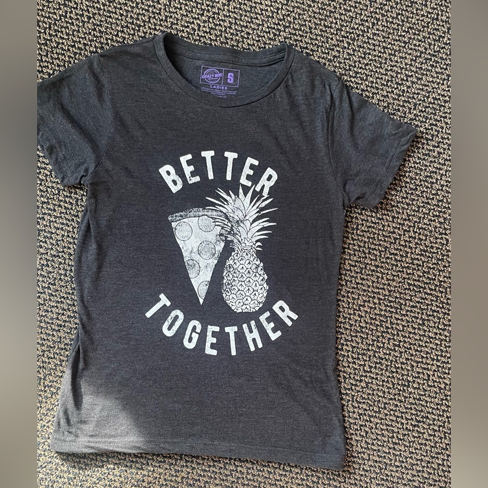 Kids Charcoal Gray Graphic Tee